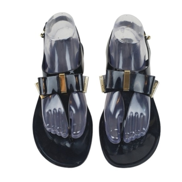 Michael kors MK Jelly aliza sandal with bow front and buckle size 5 - Picture 1 of 11